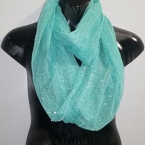 Teal scarf